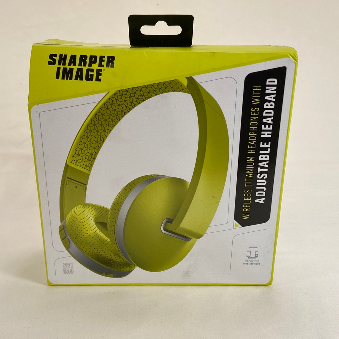 New Sharper Image Wireless Over-Ear Bluetooth Headphones