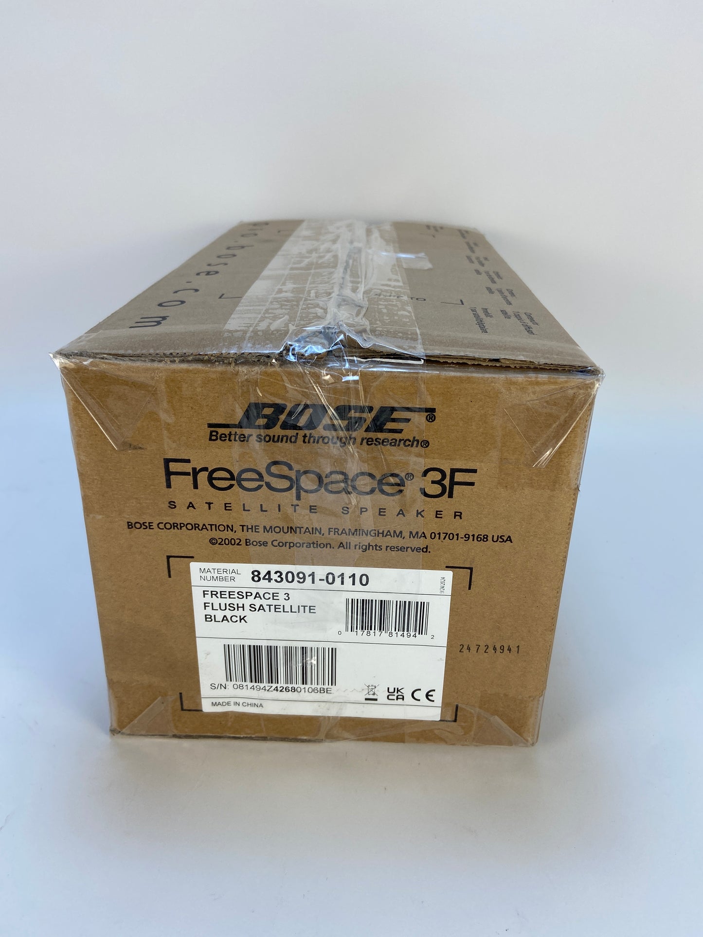 New Bose FreeSpace 3F flush-mount satellites Black/White