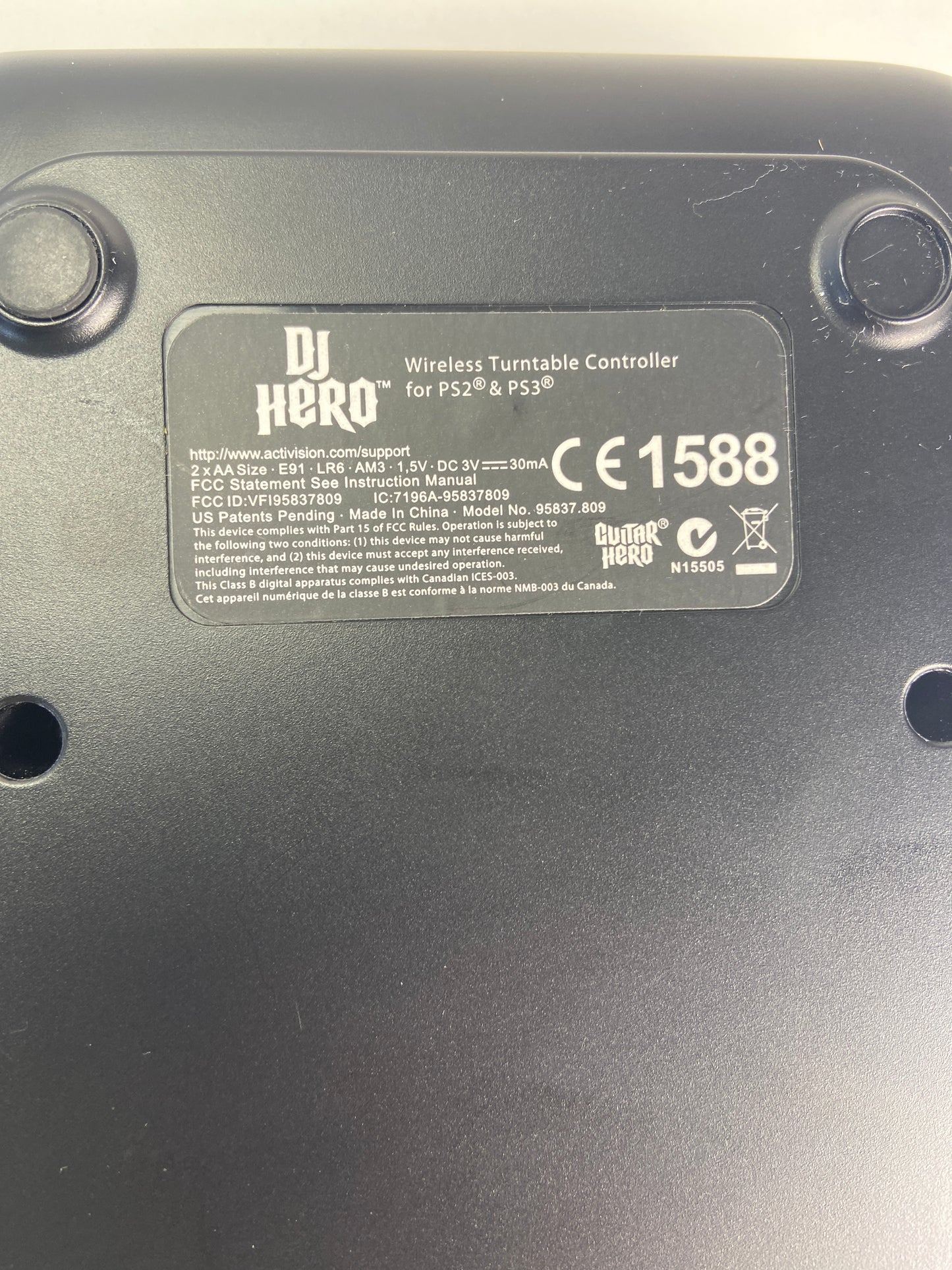 Sony DJ Hero Turntable Black SLUH-00106
