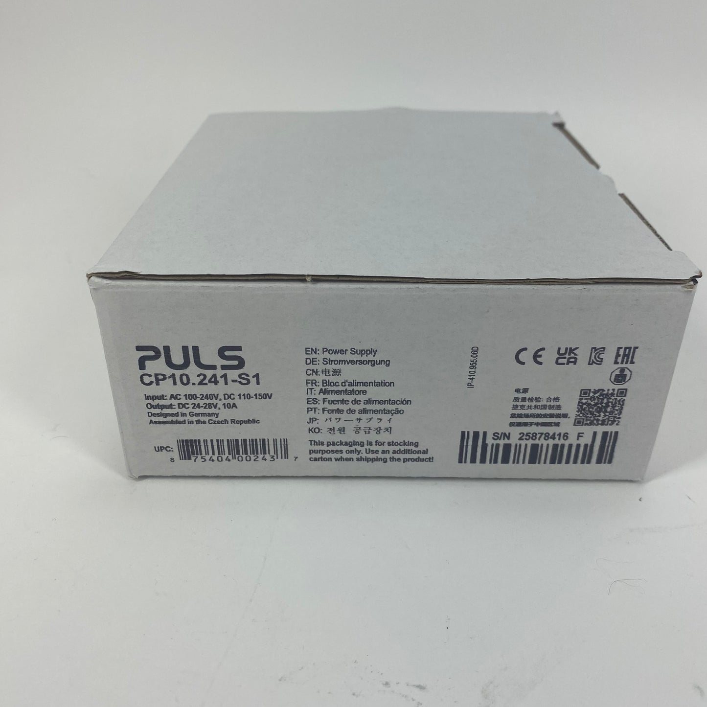 PULS CP10.241-S1 Power Supply AC 100-240V DC 110-150V