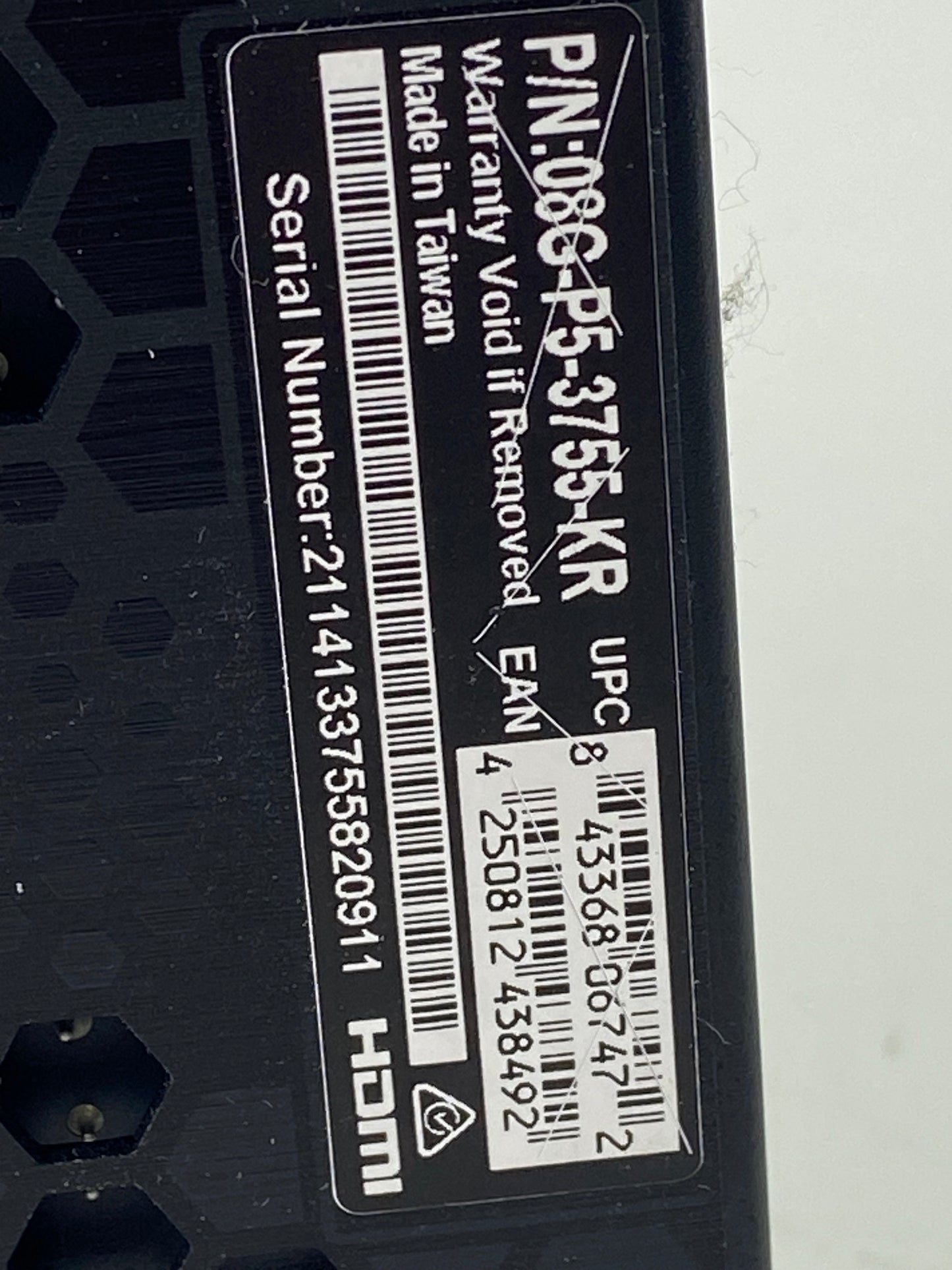 EVGA GeForce RTX 3070 8GB GDDR6 Graphics Card 08G-P5-3755-KR