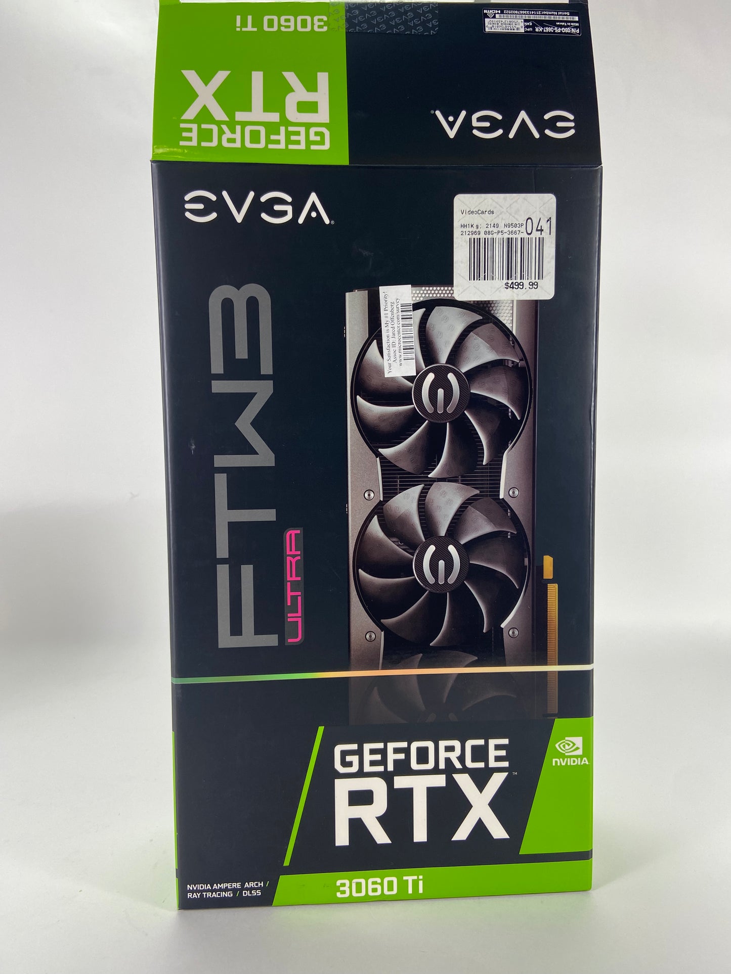 EVGA GeForce RTX 3060 Ti 8GB GDDR6 Graphics Card 08G-P5-3667-KR