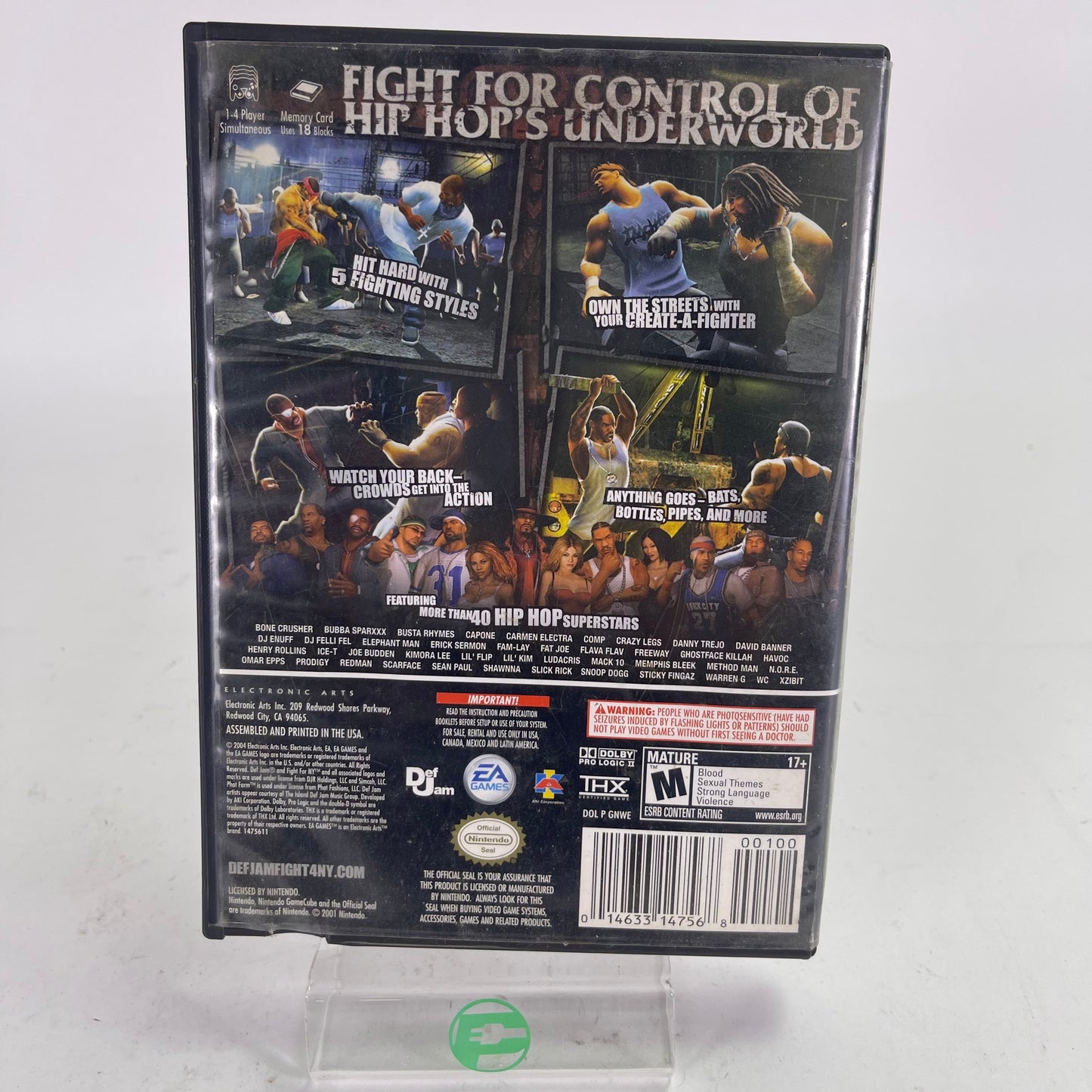 Def Jam Fight for NY (Nintendo GameCube, 2001)