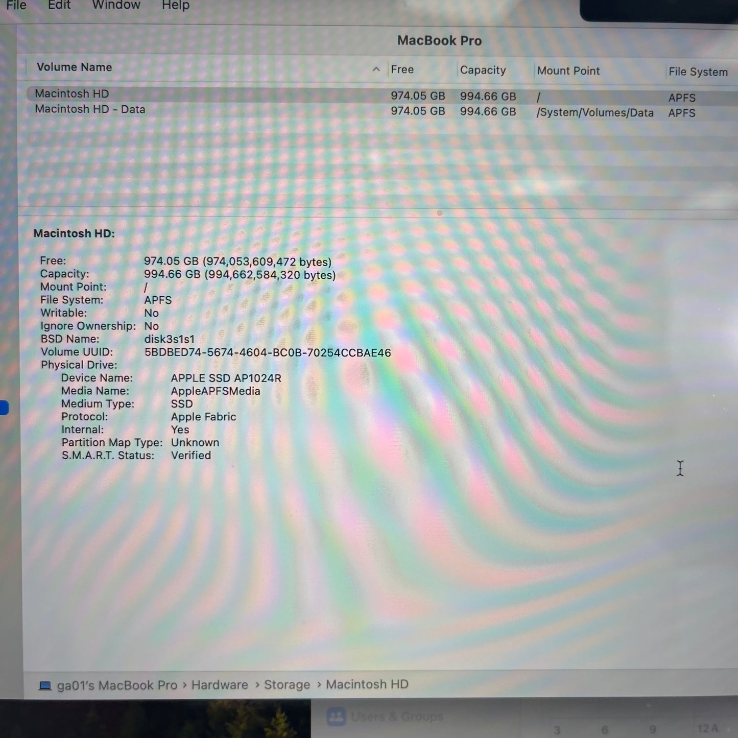 2021 MacBook Pro 16.2" M1 Pro 16C GPU 16GB RAM 1TB SSD MK193LL/A [Good]