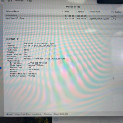 2021 MacBook Pro 16.2" M1 Pro 16C GPU 16GB RAM 1TB SSD MK193LL/A [Good]