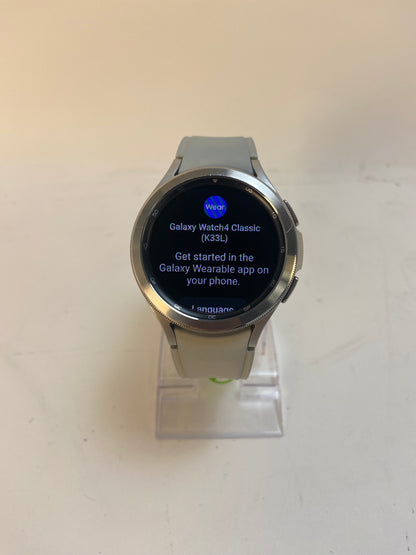 GPS Only Samsung Galaxy Watch4 Classic Stainless Steel Smartwatch MIL-STD-810G