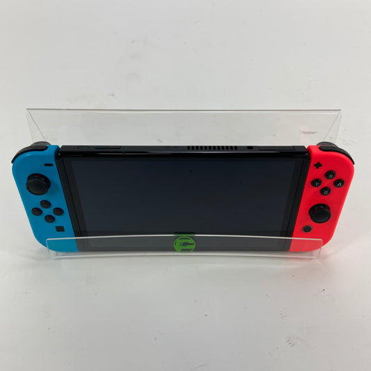 Nintendo Switch OLED Video Game Console HEG-001 Red/Blue