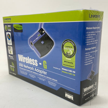 New Linksys Wireless - G WUSB54G 2.4GHz USB Wireless Network Adapter