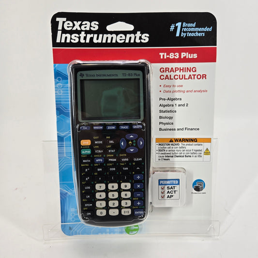 New Texas Instruments TI-83 Plus Graphing Calculator