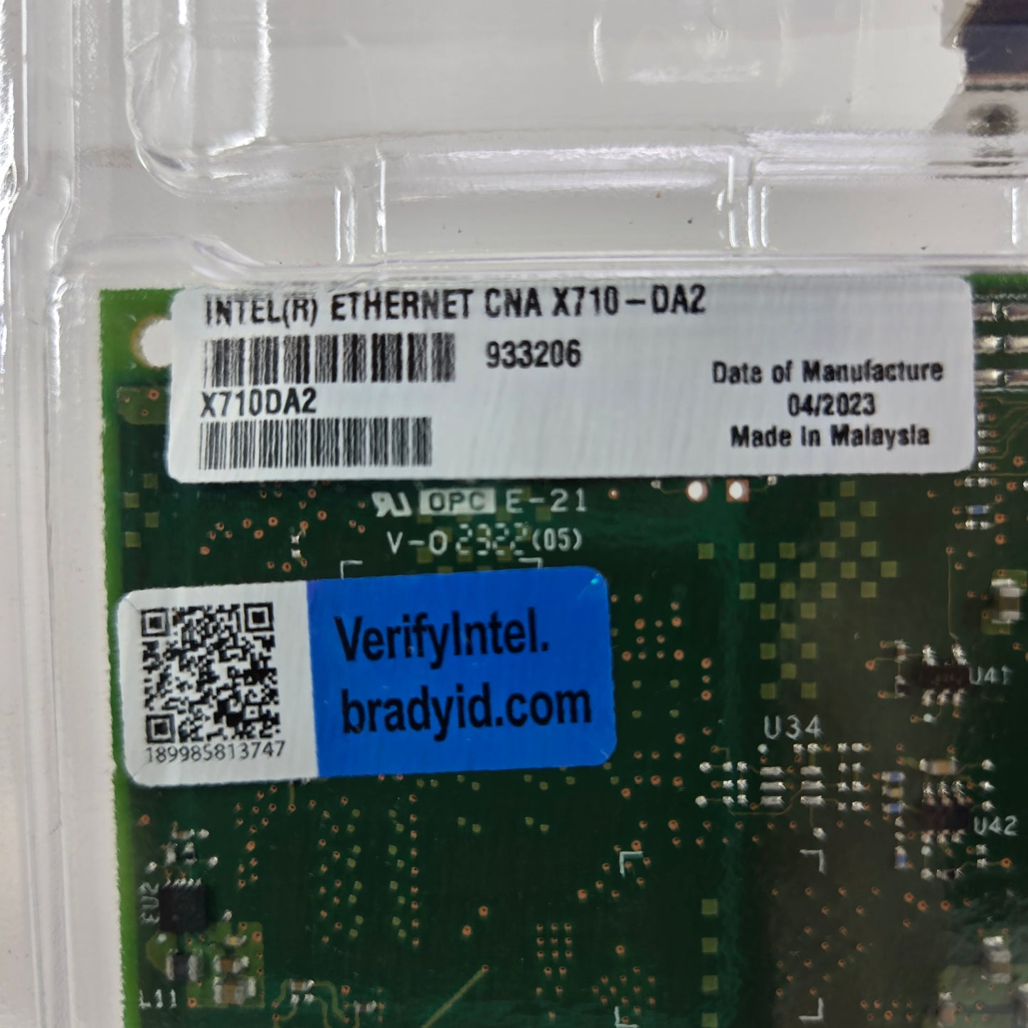 Intel Converged Ethernet Network Adapter 10GBE SFP+ CNA X710-DA2