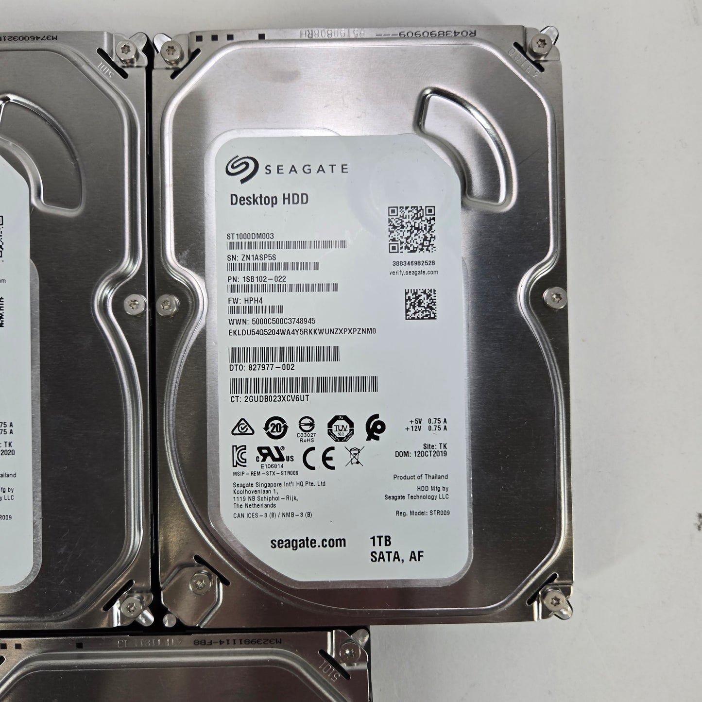 Seagate / Toshiba Lot of 7 1TB 3.5" 7200RPM Hard Drives TESTED WORKING