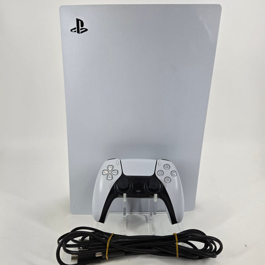 Sony PlayStation 5 Disc Edition PS5 825GB White Console Gaming System CFI-1015A