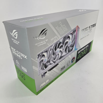 New ASUS ROG Strix GeForce RTX 4090 Gaming White 24GB GDDR6X Graphics Card