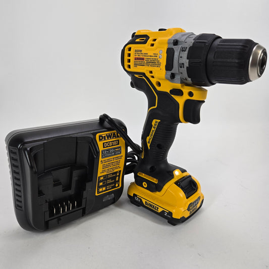 DeWALT XTREME 12V MAX Brushless 3/8-in. Cordless Drill/Driver DCD701 + DCB107