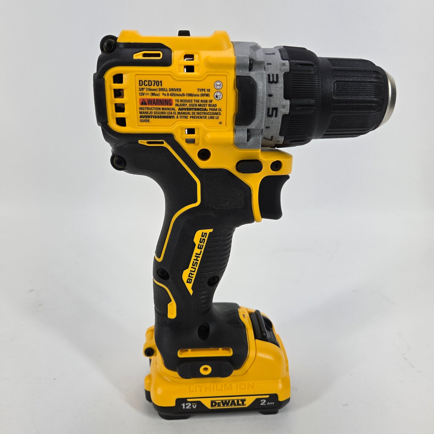 DeWALT XTREME 12V MAX Brushless 3/8-in. Cordless Drill/Driver DCD701 + DCB107