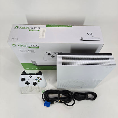 Microsoft Xbox One S All-Digital Edition 1TB Console Gaming System White 1681