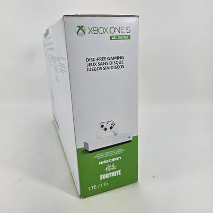 Microsoft Xbox One S All-Digital Edition 1TB Console Gaming System White 1681