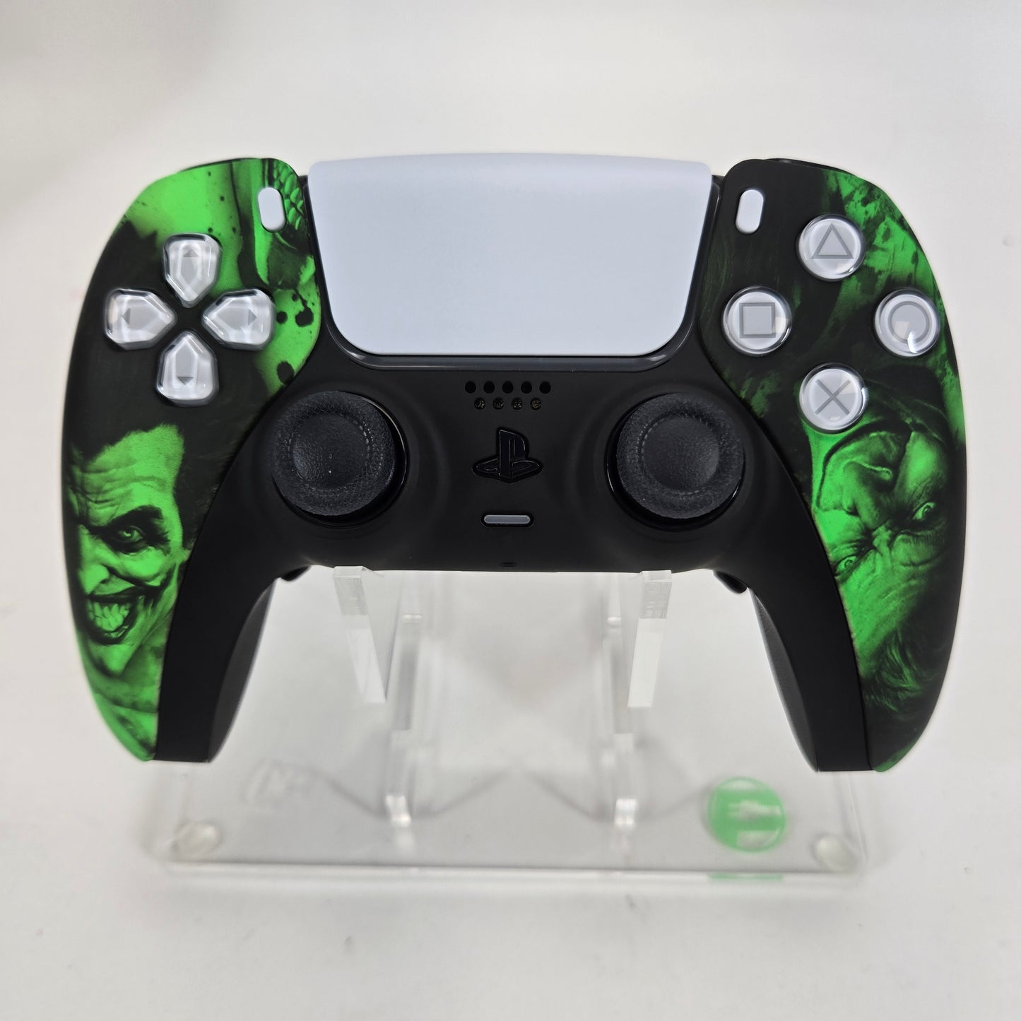 AimControllers Custom Dualsense Wireless PS5 Controller Green Joker CFI-ZCT1W