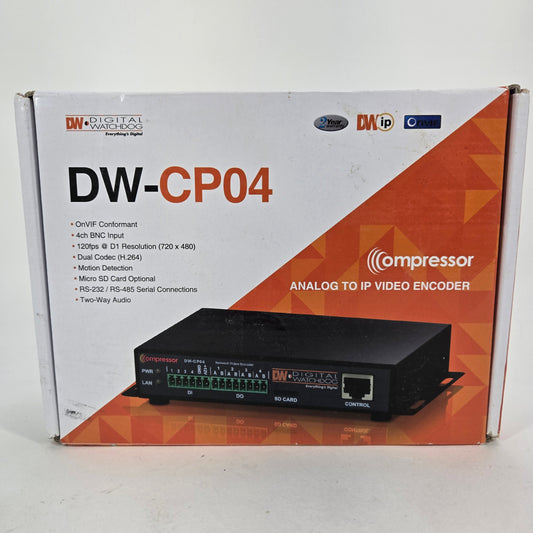 Open Box Digital Watchdog Analog to IP Video Encoder DW-CP04