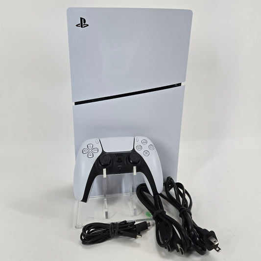 Sony PlayStation 5 Slim Digital Edition 1TB White Console Gaming System