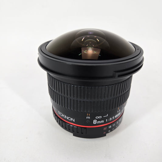 Rokinon Fish-Eye CS II Lens 8mm f/1-3.5mm For Nikon F-Mount