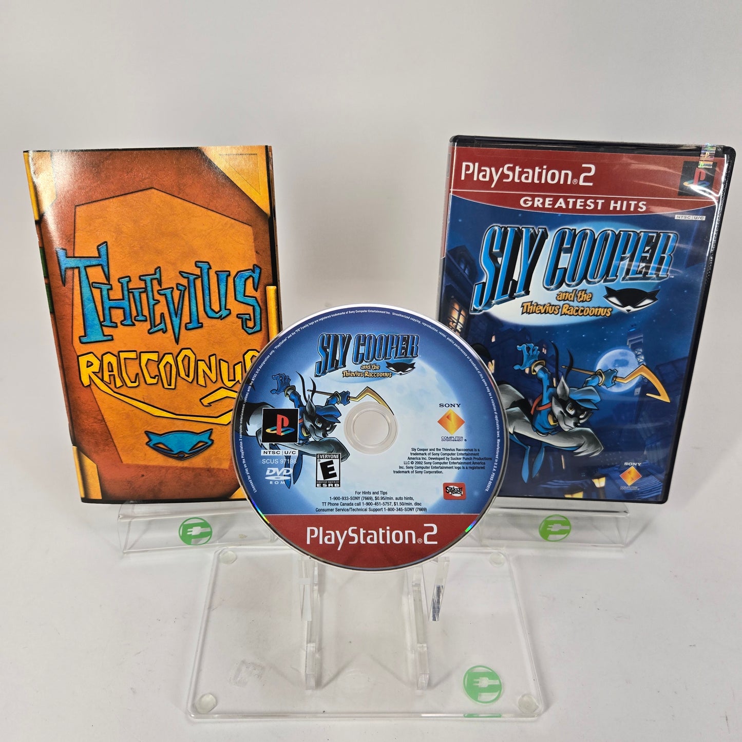 Sly Cooper and the Thievius Raccoonus  (Sony PlayStation 2 PS2,  2002)  CIB