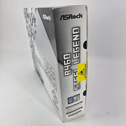 New ASRock B460 Steel Legend LGA 1200 ATX RGB Backlit Gaming Motherboard