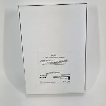 Unlocked Apple iPad 9th Gen 64GB 16.7.1 Silver A2603