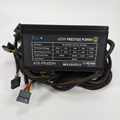 Apevia Prestige ATX-PR600W 80 Plus Gold 600W Non Modular Power Supply