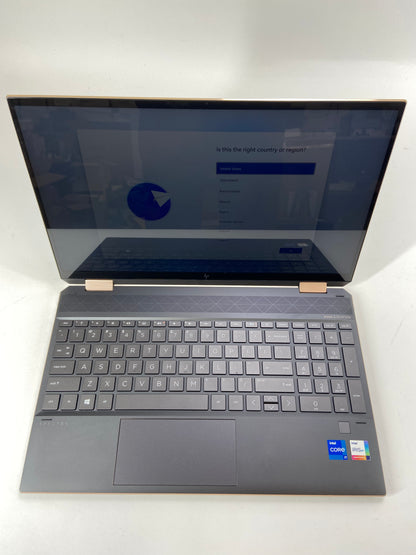 HP Spectre x360 Convertible 2-in-1 4K 15" i7-1165G7 2.8GHz 16GB RAM 512GB SSD