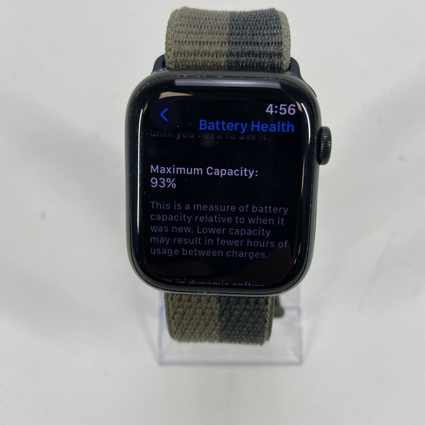 GPS Only Apple Watch Series 7 45MM Aluminum & Ceramic MKNQ3LL/A