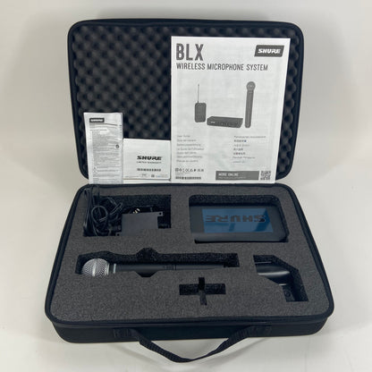 Shure BLX4 H10 & BLX2 H10 Wireless Microphone System With Case