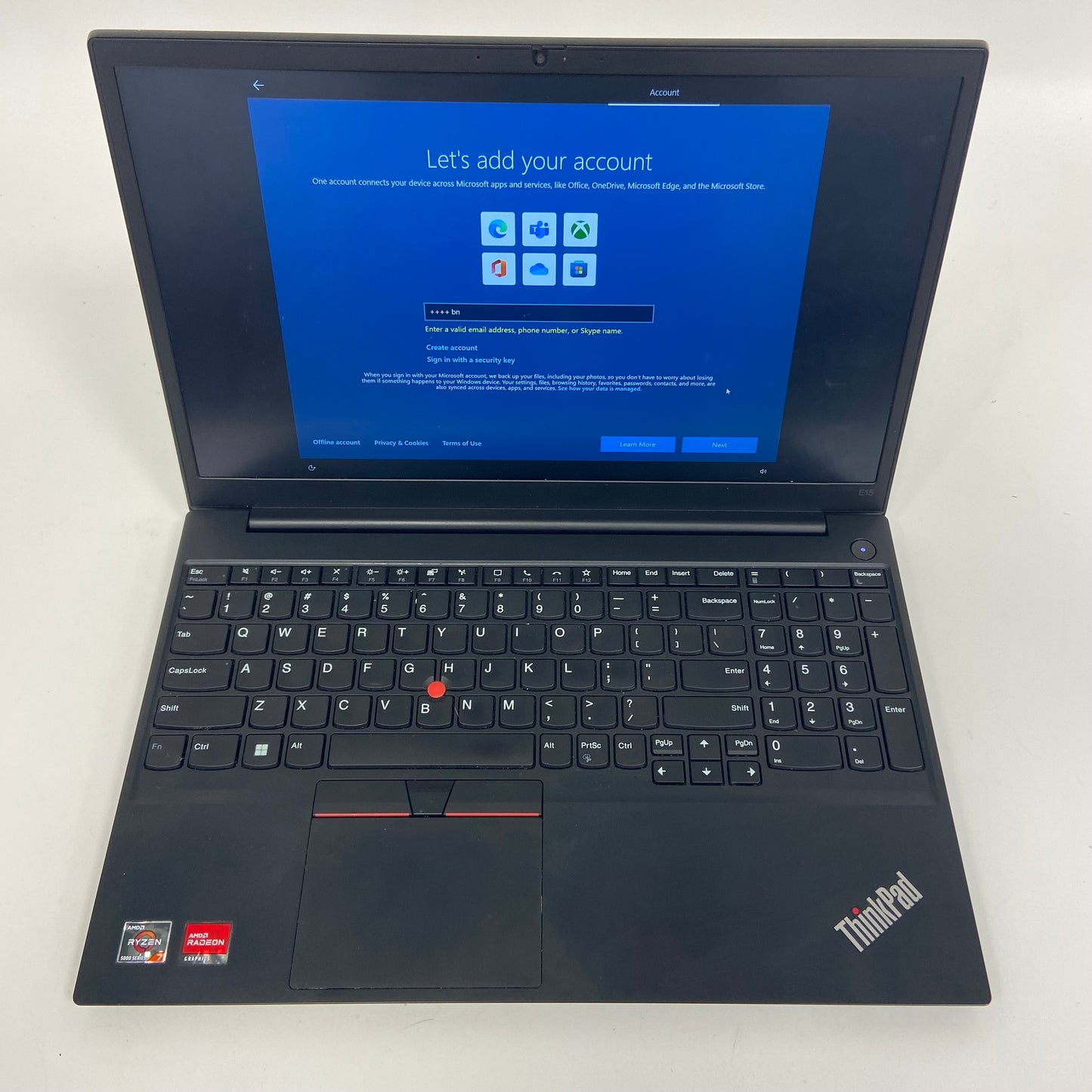 Lenovo ThinkPad 20YG-003CUS 15" Ryzen 7 5700U 1.8GHz 16GB 512GB SSD