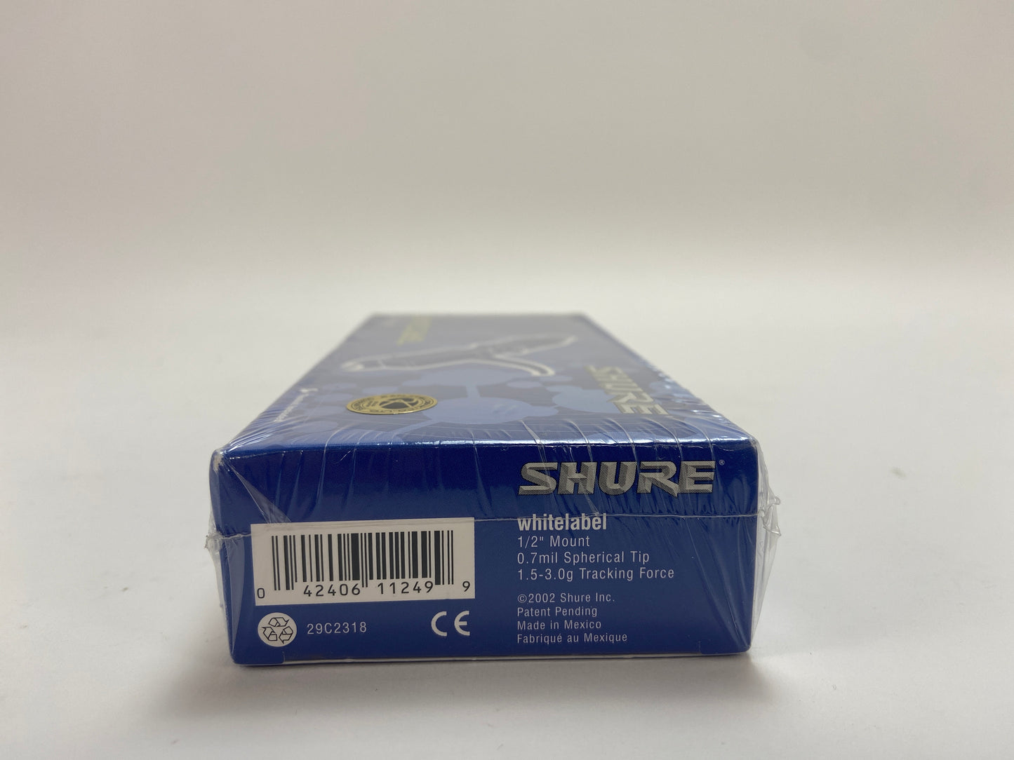 New Shure Whitelabel DJ Mix Spin Phonograph Cartridge Record Needlz WHLB Sealed