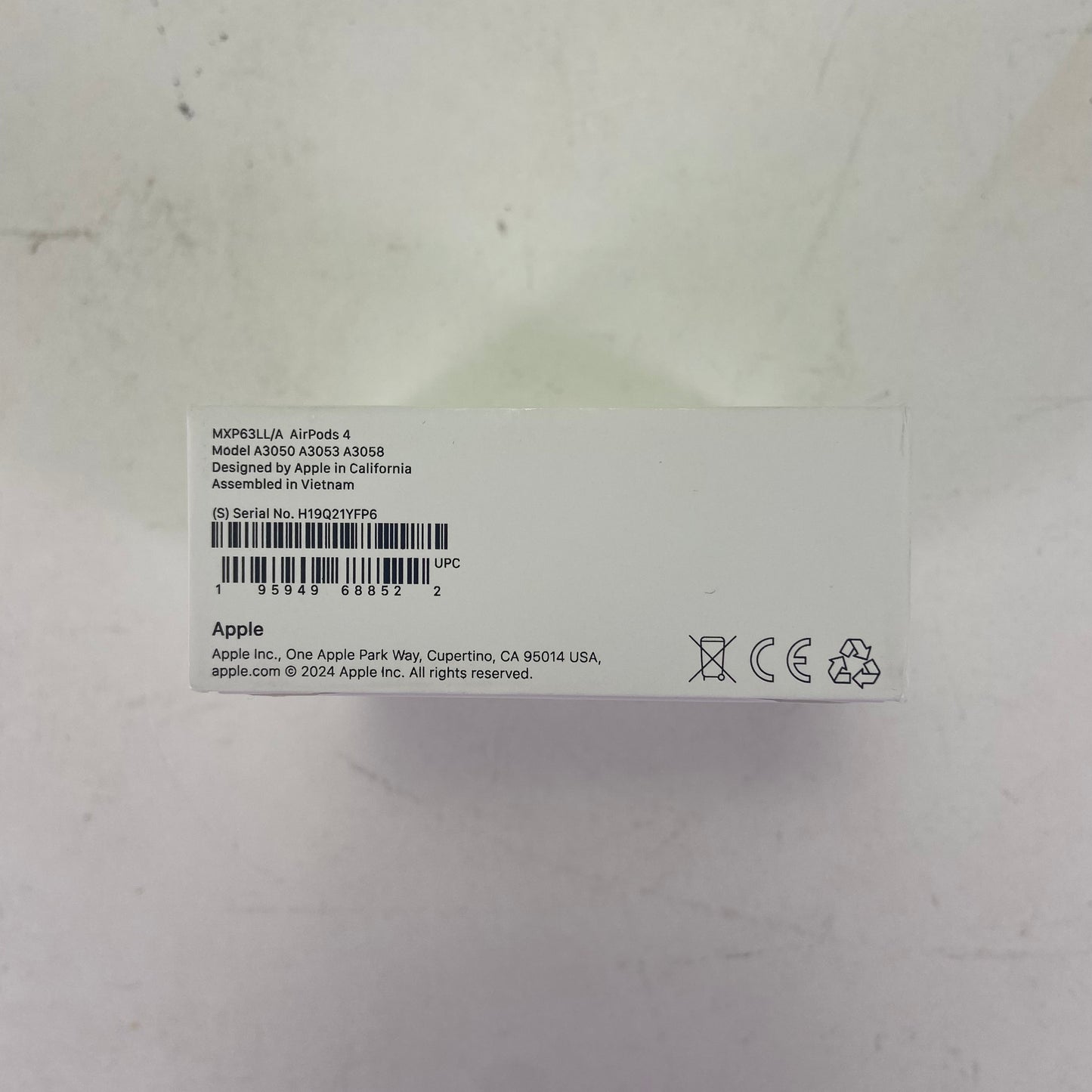 Apple AirPods 4 Complete H19Q21YFP6