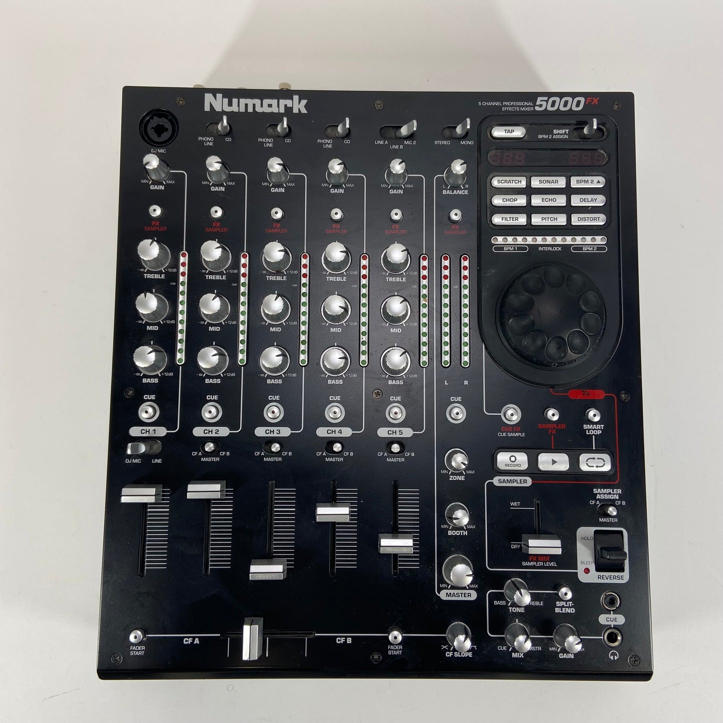 Numark 5000FX 5 Channel Professional Effects DJ Mixer