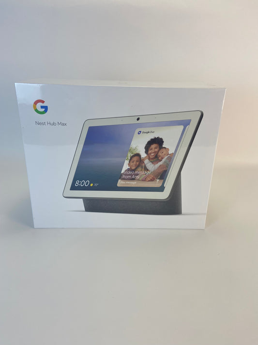 New Google Nest Hub Max Alarm System Central Hub White