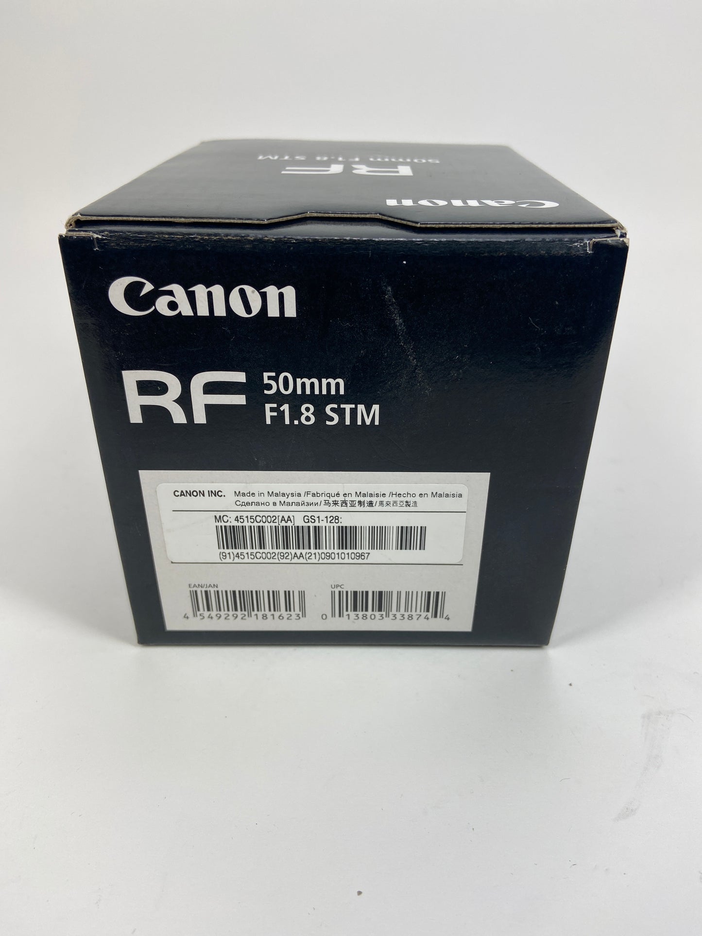 Canon RF Prime Lens 50mm f/1.8 STM