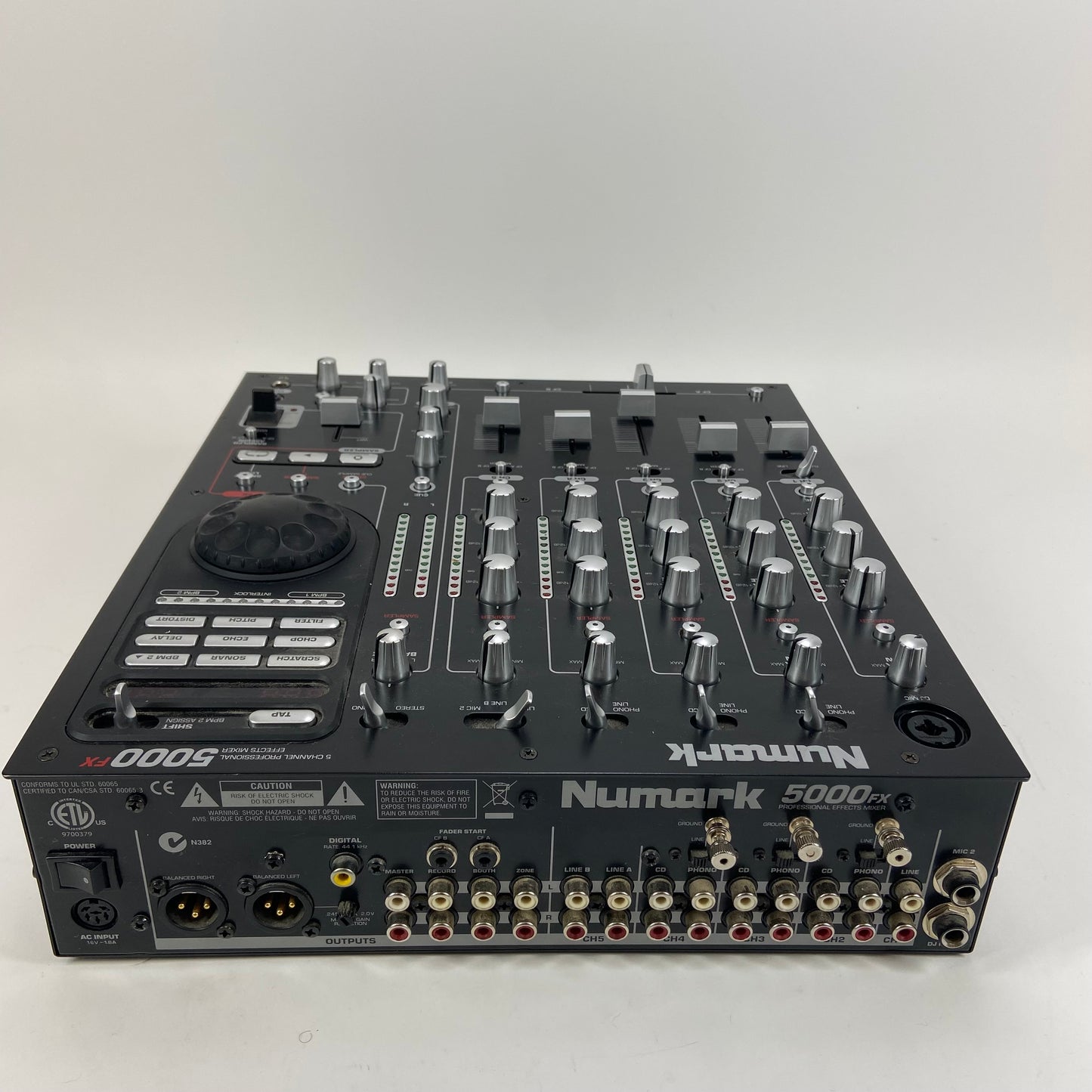 Numark 5000FX 5 Channel Professional Effects DJ Mixer