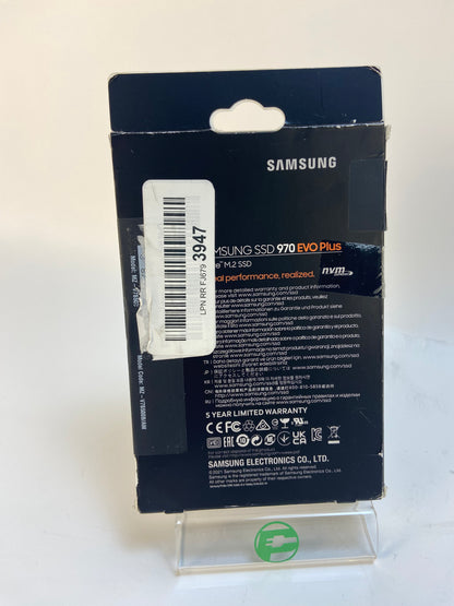 Open Box Samsung M.2 970 EVO Plus 500GB NVMe SSD MZ-7S500