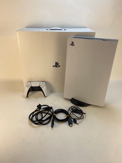 Sony PlayStation 5 Disc Edition PS5 825GB White Console Gaming System Only CFI-1215A