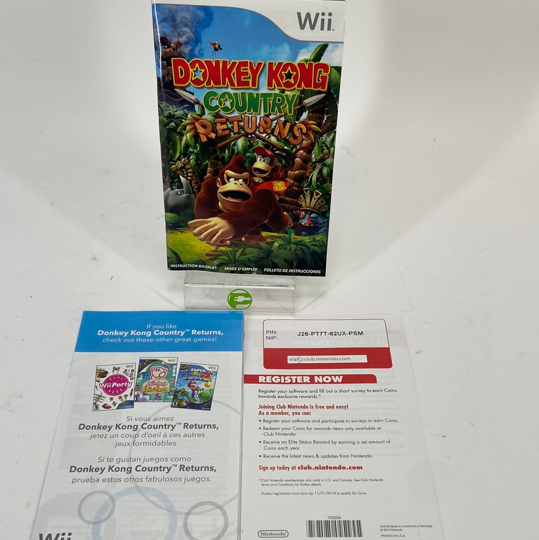 Donkey Kong Country Returns (Nintendo Wii, 2010) Complete