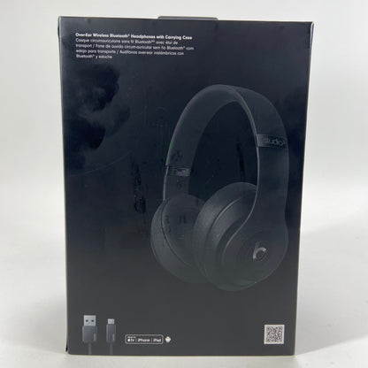 Open Box Beats Studio3 Wireless On-Ear Bluetooth Headphones Matte Black A1914