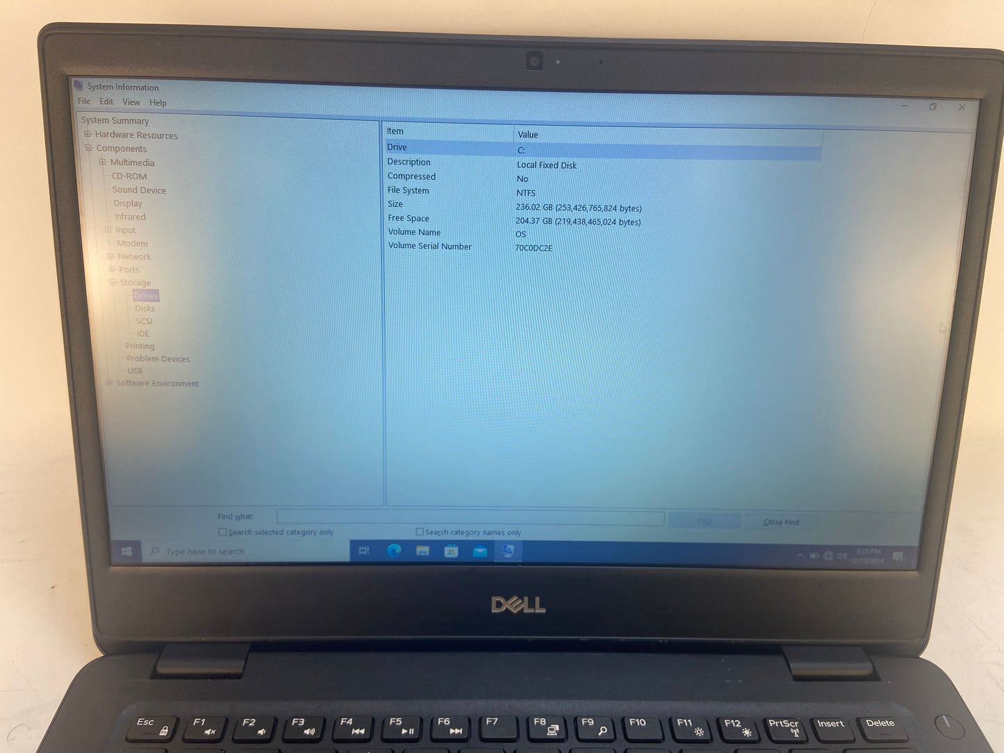 Dell Latitude 3400 P111G 14" i5-8265U 1.6GHz 16GB RAM 256GB SSD