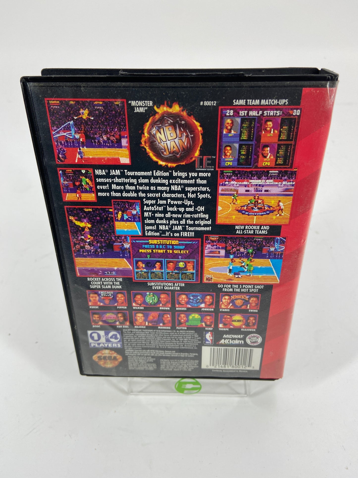 NBA Jam Tournament Edition  (Sega Genesis,  1995)  Complete