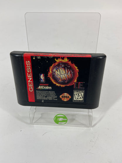 NBA Jam Tournament Edition  (Sega Genesis,  1995)  Complete