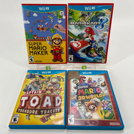 Super Mario Bundle  (Nintendo Wii U,  2013, 2014, 2014, 2015)  Complete