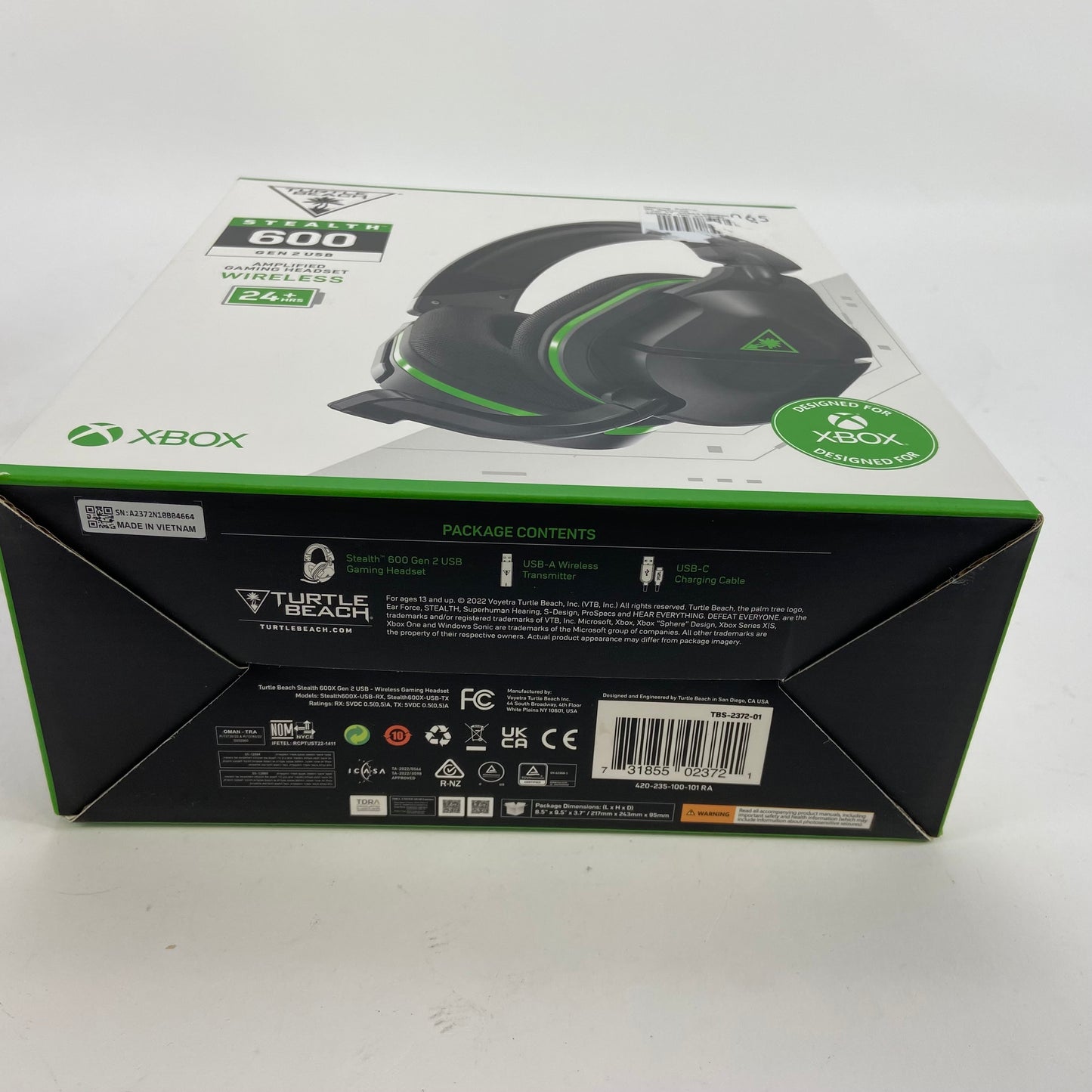 Turtle Beach Stealth 600 2nd Gen Gaming Headset Black/Green TBS-2372-01