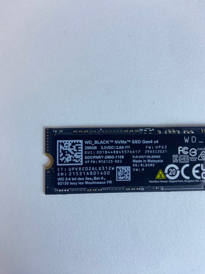 Western Digital M.2 WD_BLACK  256GB NVMe SSD M56125-002