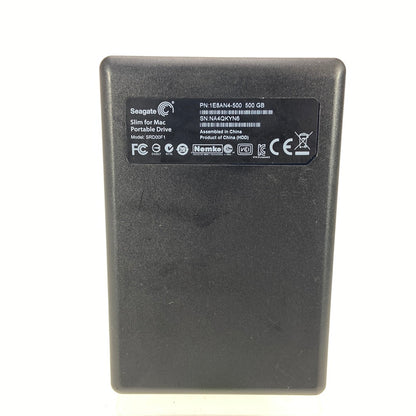 Seagate Portable Slim for Mac Portable Drive 500GB USB 3.0 Micro B HDD SRD00F1